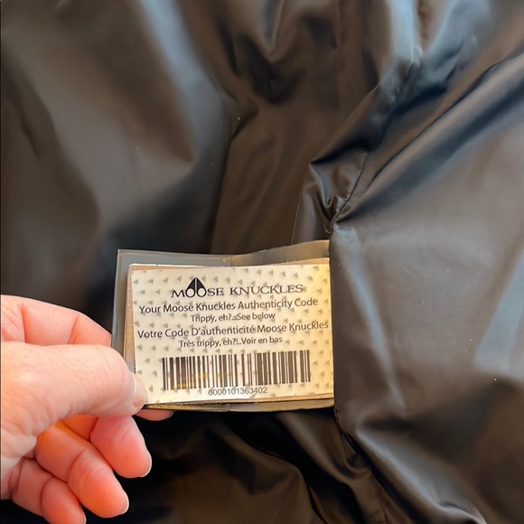 Moose Knuckles Black Parka with Fur Hood - Picture 10 of 12